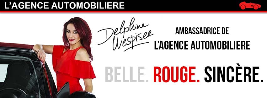campagne TV de l'Agence Automobilière avec Delphine Wespiser