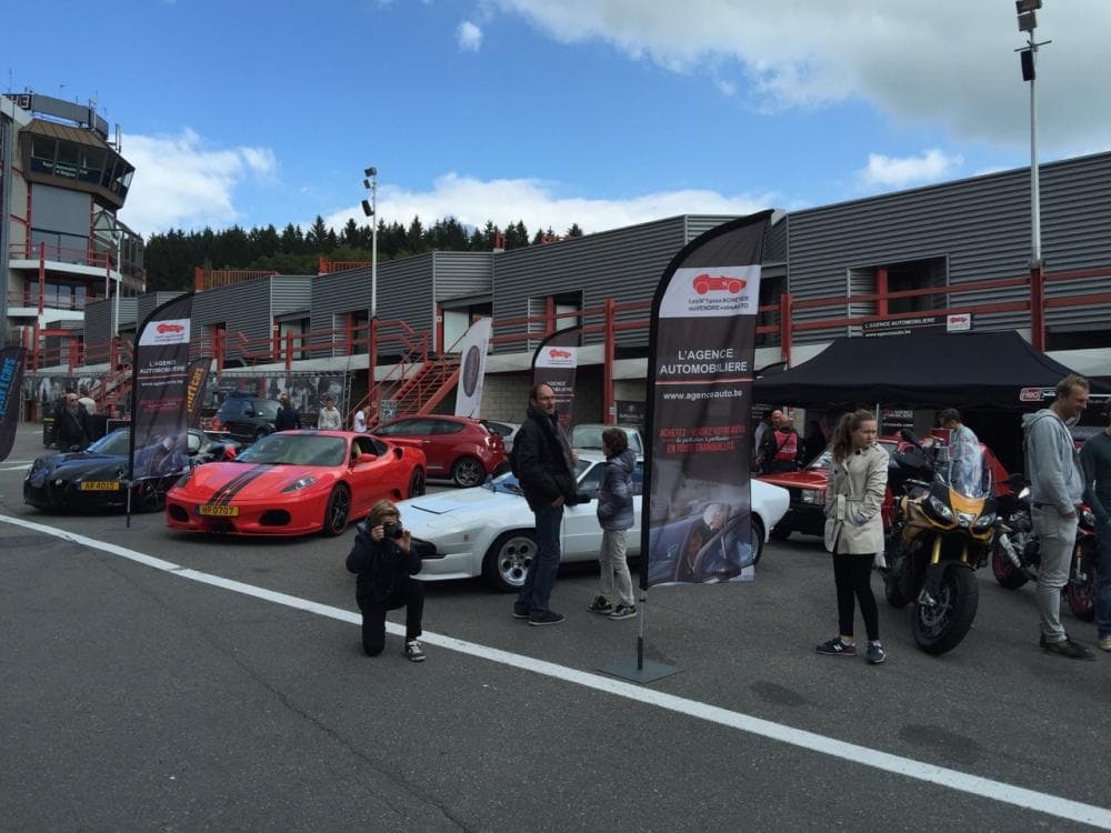 Stand de L'Agence Automobilière à Spa Italia