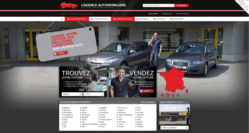 Nouveau site internet pour l'Agence Automobilière