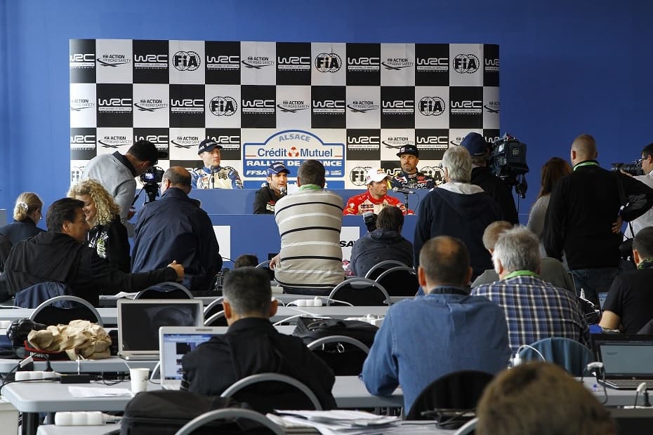 Point presse Rallye de France 2013