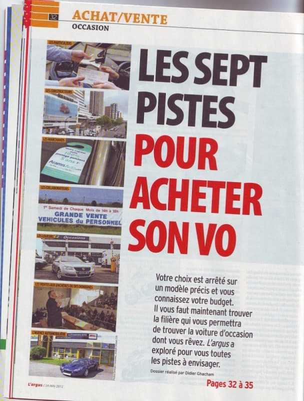 L' Argus les 7 pistes pour acheter son VO
