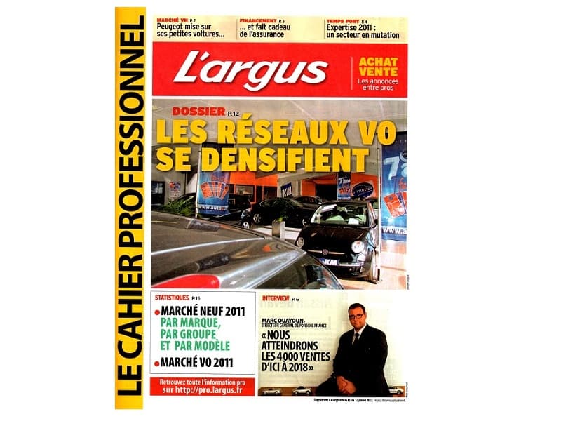 Dossier réseaux VO dans l'argus