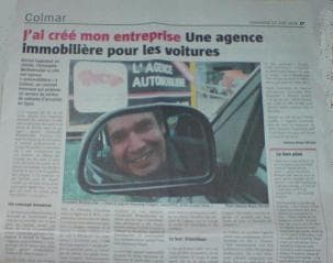 La presse parle de l'agence de Colmar