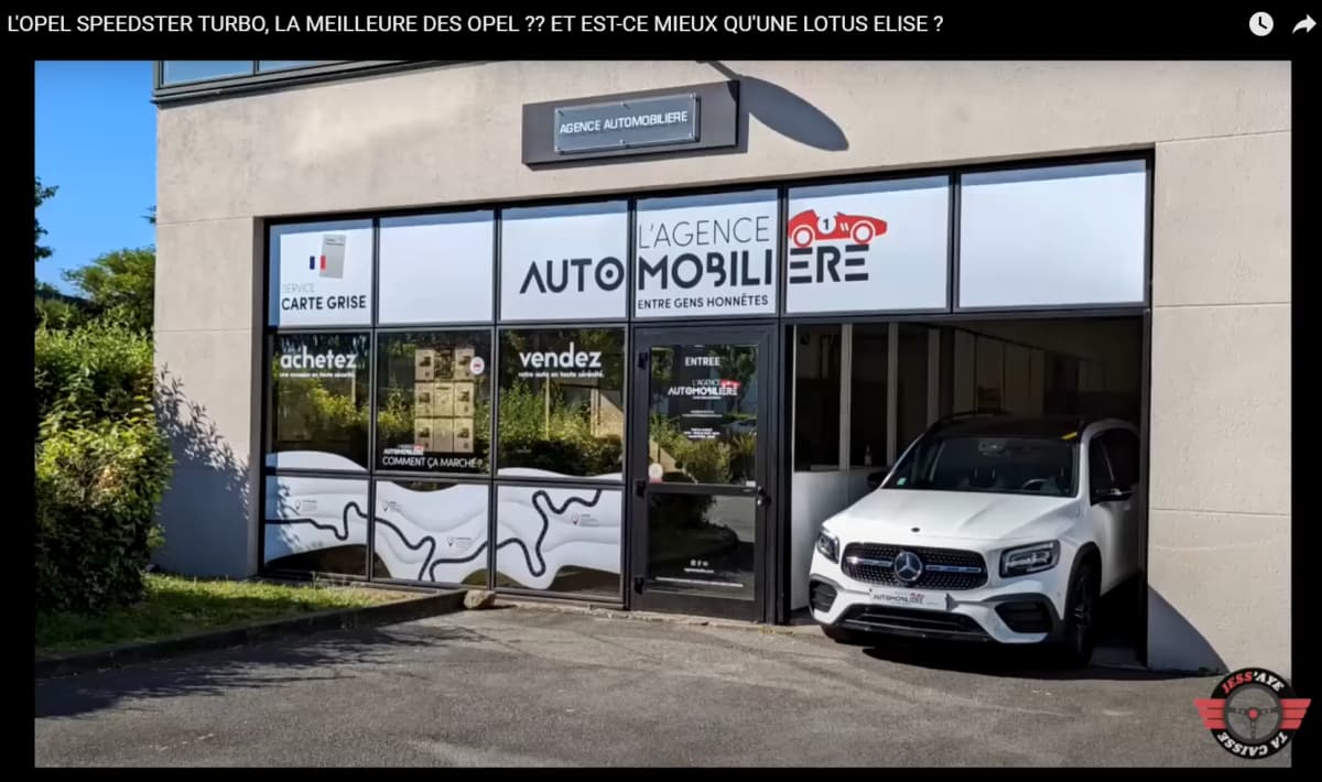 L’Agence Automobilière à l’honneur sur "Jess'aye Ta Caisse" avec l’Opel Speedster Turbo !