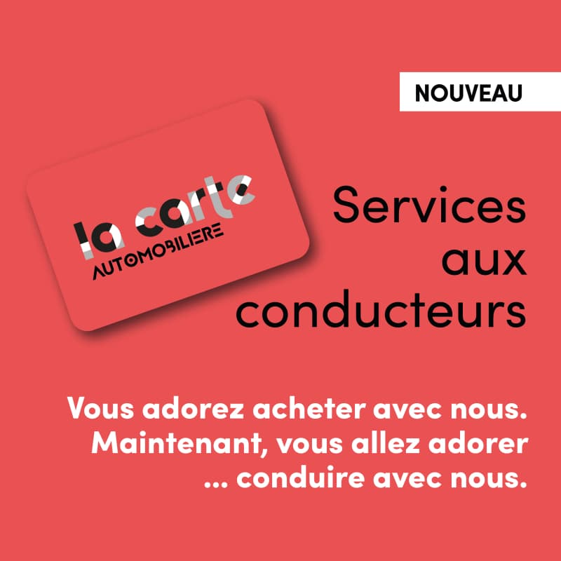 NOUVEAU - La Carte Automobilière - Services aux conducteurs