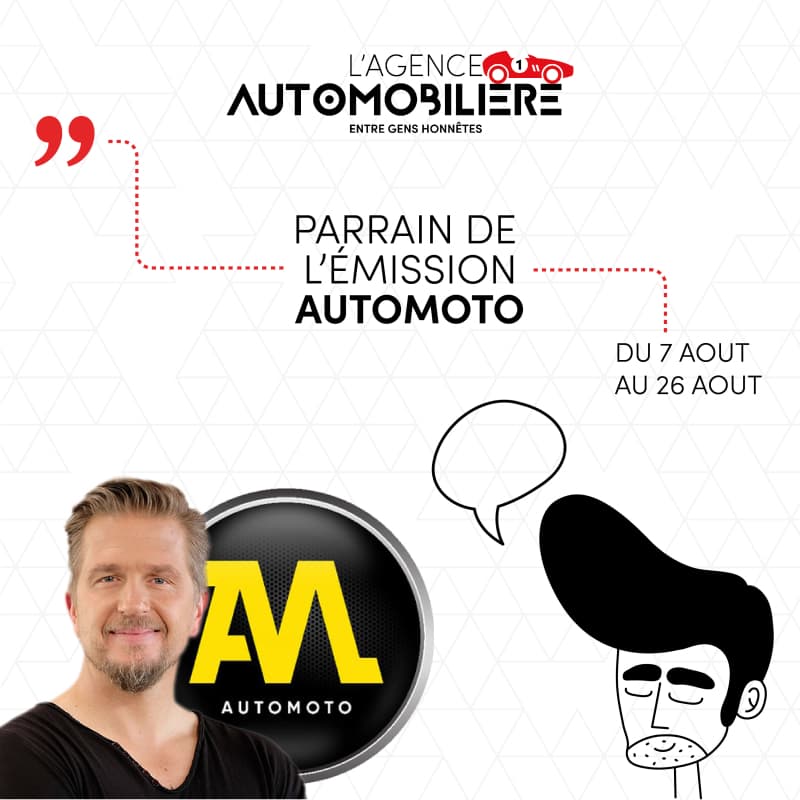 Passion Automobile et Divertissement : L'Agence Automobilière Fière Partenaire d'AutoMoto sur TF1
