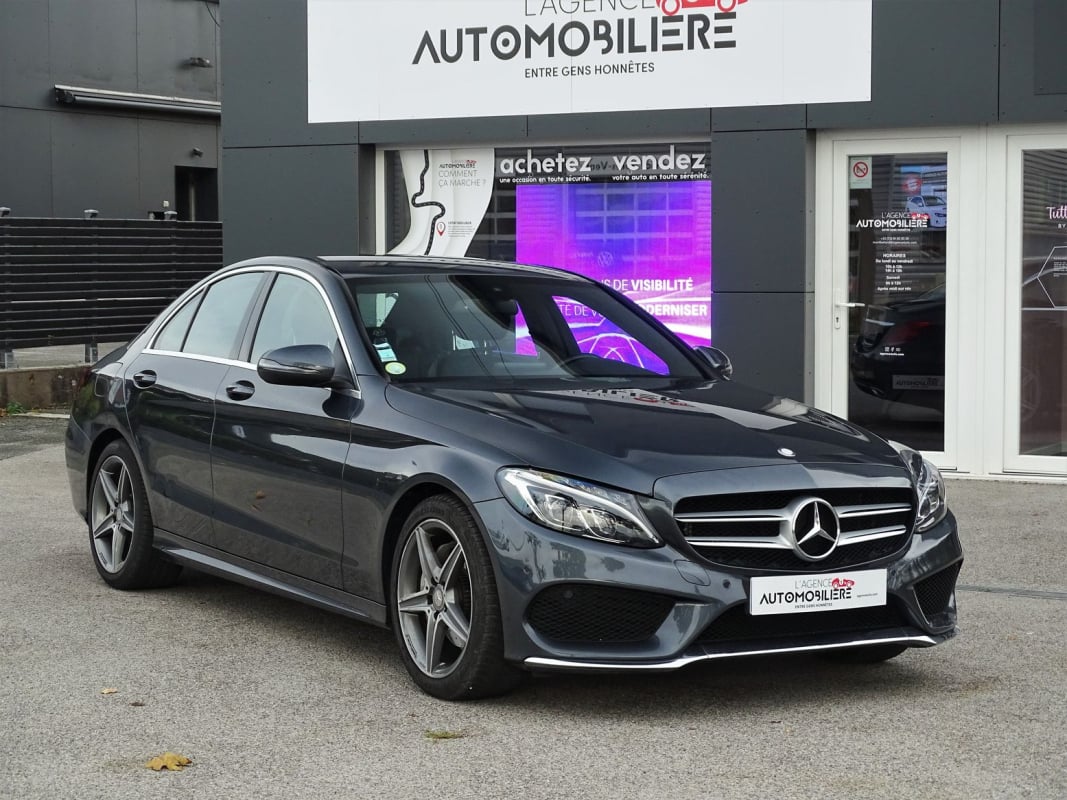Mercedes-Benz Classe C 220 CDI 170 ch SPORTLINE 7G-Tronic - PACK AMG - CUIR NOIR - — 1