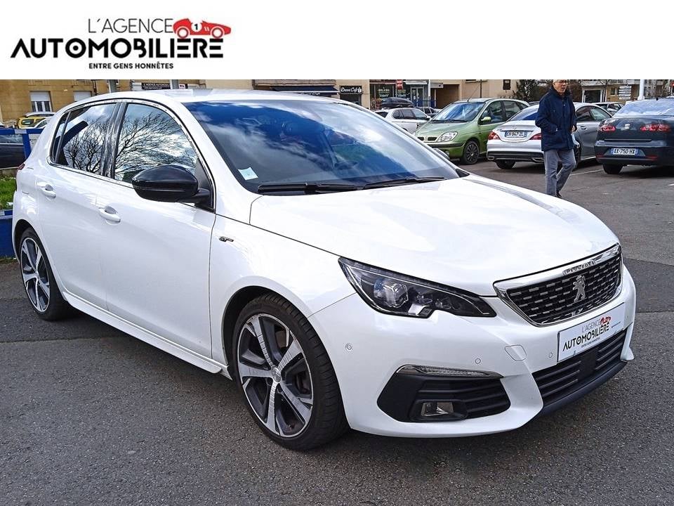 Peugeot 308 GT 1.6L 225CV Blanc Nacre — 1