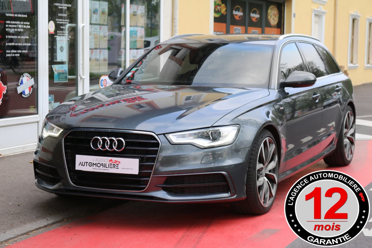 Audi A6 Avant 3.0 TDI V6 204 S LINE BVM6 (JA 20", Int Cuir, Chauffant, Caméra,...) — 1