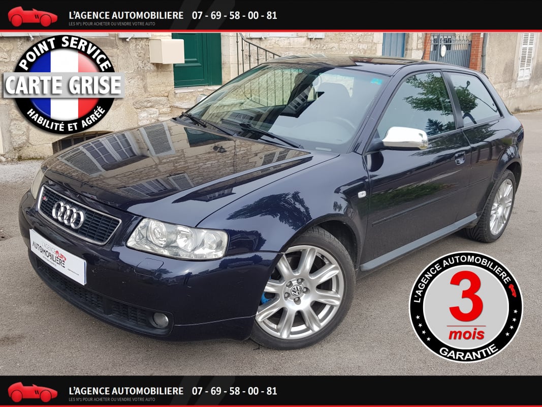Audi S3 Série 1 (8L1) 1.8 i Turbo 225 CV CH GAR 3 MOIS — 1
