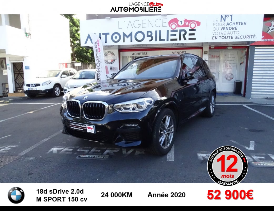 BMW X3 18d sDrive 2.0 d MSPORT 150 cv Boîte auto