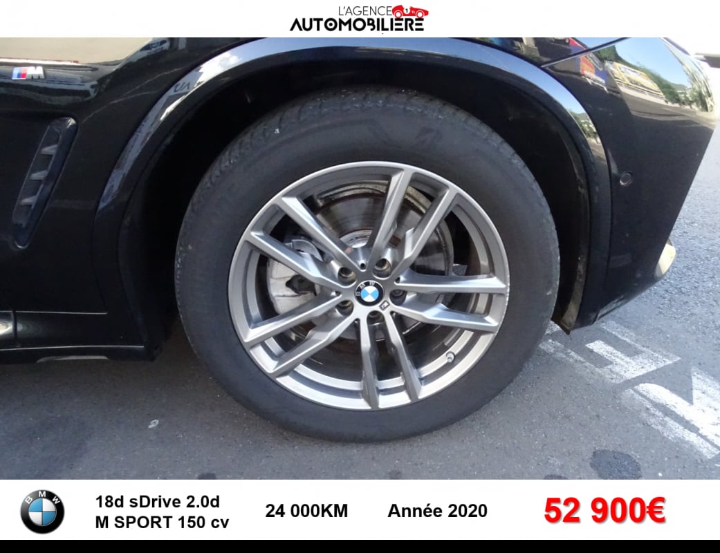 BMW X3 18d sDrive 2.0 d MSPORT 150 cv Boîte auto — 16
