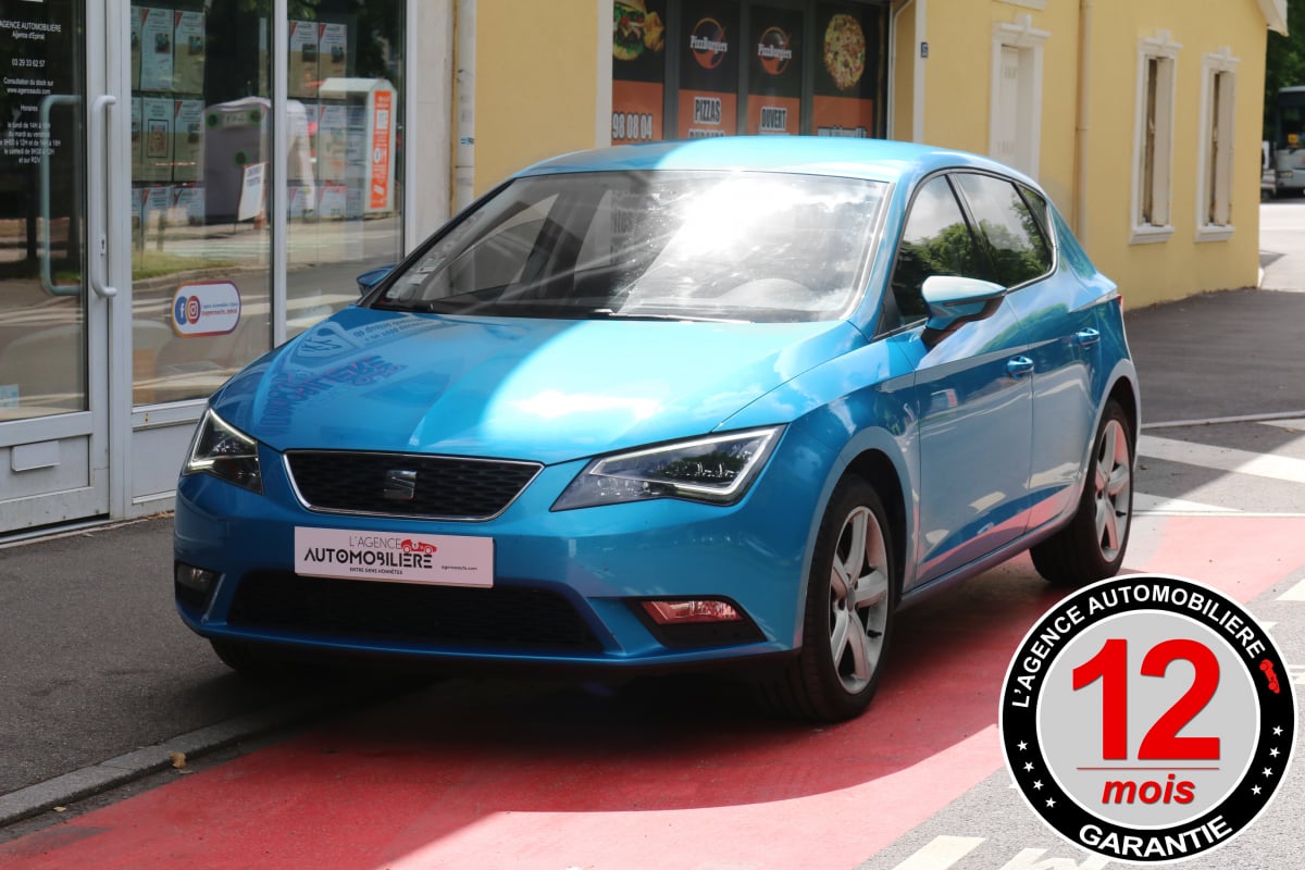 Seat Leon III 1.6 TDI 110 STYLE BVM5 (Bluetooth, JA, Radar Stationnement) — 1