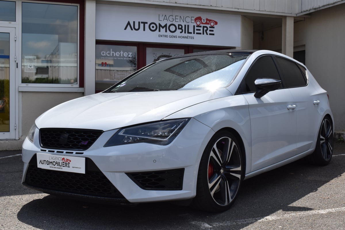 Seat Leon 3 III 5F Cupra 2.0 TSI DSG6 280 éthanol Gris Dynamique Garantie 6 mois — 1