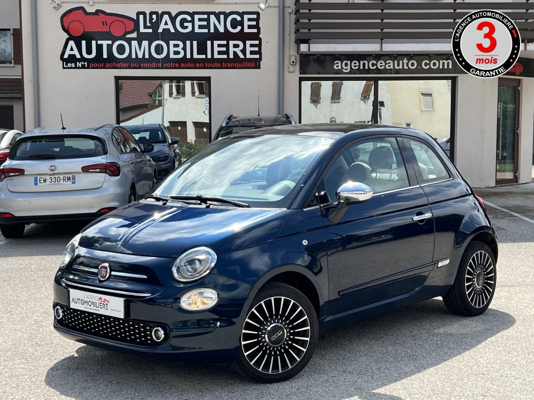 Fiat 500 1.2 8V 69 ch toit panoramique — 1