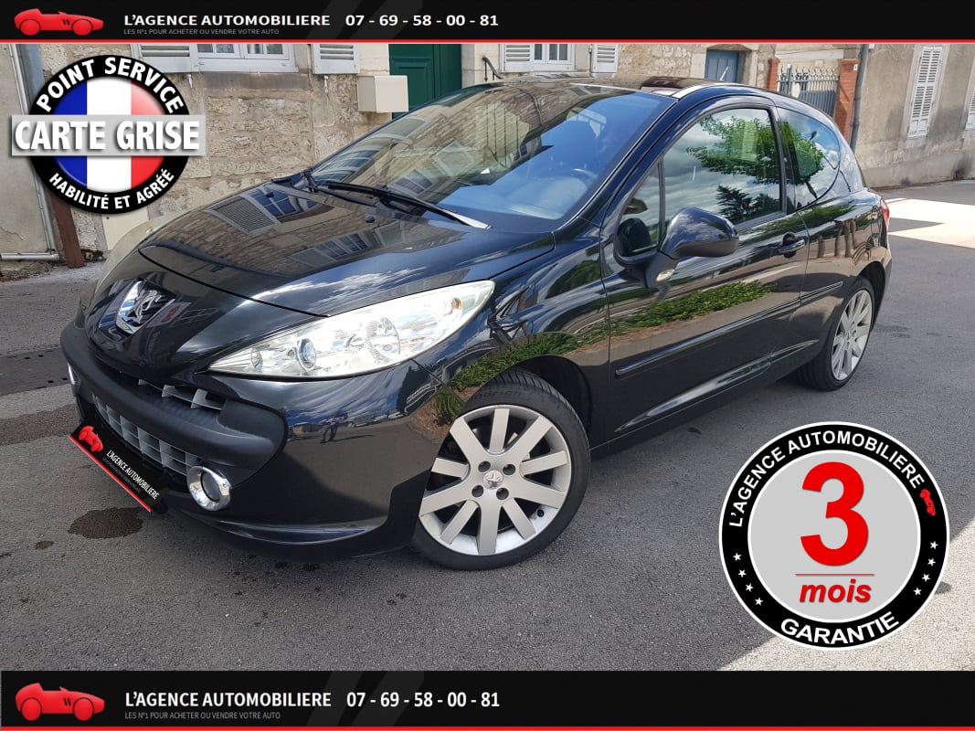 Peugeot 207 3 portes 1.6 HDi 16V FAP 110 CV CH GAR 3 MOIS — 1