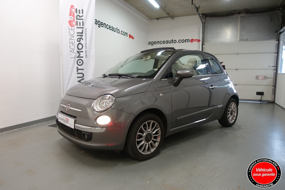 Fiat 500 500C CABRIOLET 1.2 8v 69 LOUNGE DUALOGIC BVA — 1
