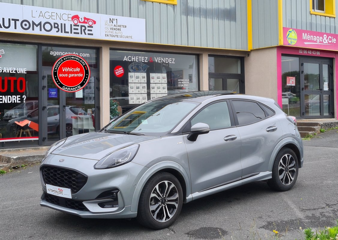 Ford Puma 1.0 i Ecoboost 12V mHEV 125 cv ST line GAR COT 2022 TOIT PANO HAYON ELECT — 1