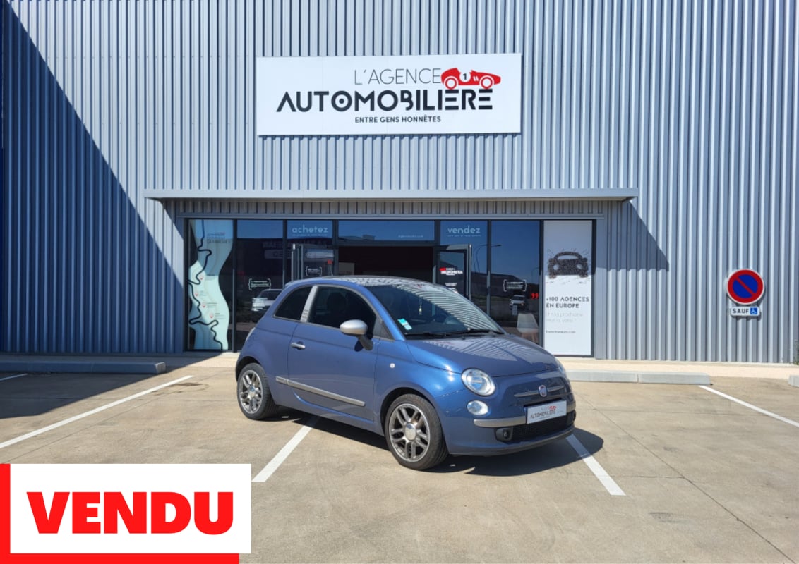 Fiat 500 1.2 69 FINITION DIESEL + TOIT OUVRANT — 1