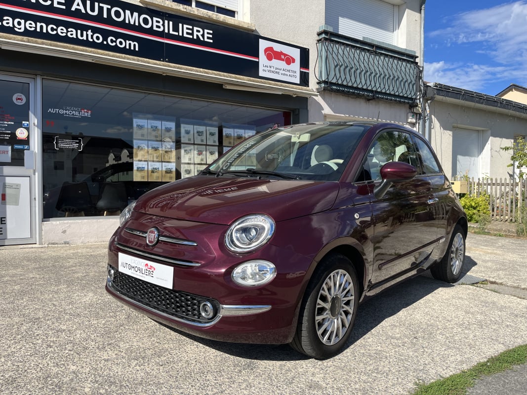 Fiat 500 1.2l 69 cv Lounge toit panoramique — 1