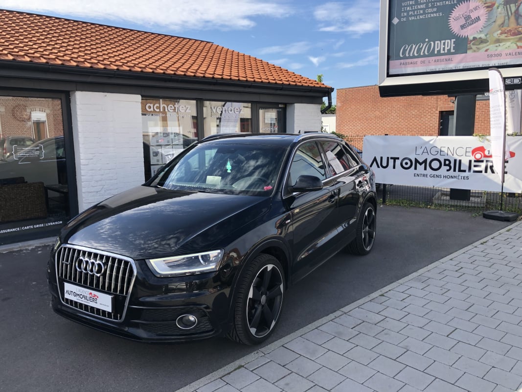 Audi Q3 2.0 TDI 177 S LINE QUATTRO S TRONIC 7 TOIT PANORAMIQUE — 1