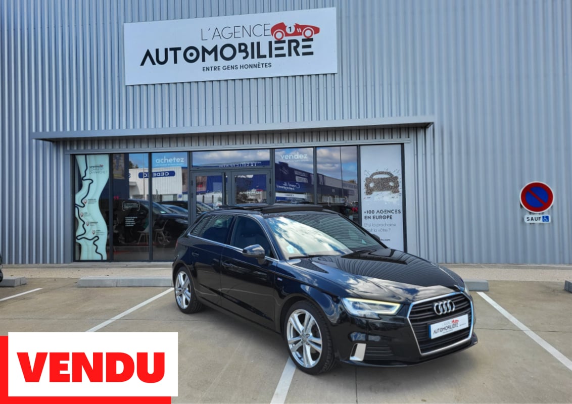 Audi A3 SPORTBACK 2.0 TDI 150 S LINE S TRONIC 7 + TOIT OUVRANT — 1