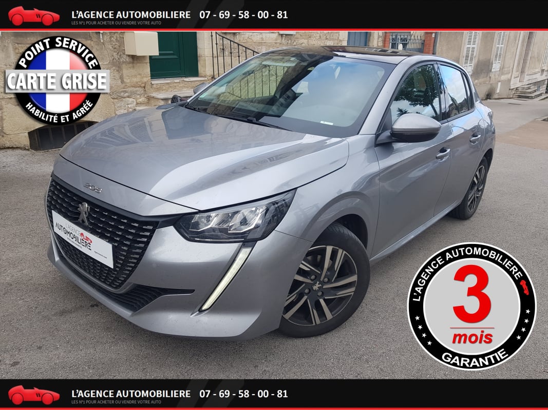 Peugeot 208 II (P21) 5 Portes 1.2 PureTech 12V TOIT PANORAMIQUE S&S 100 CV CH GAR 3 MOIS — 1