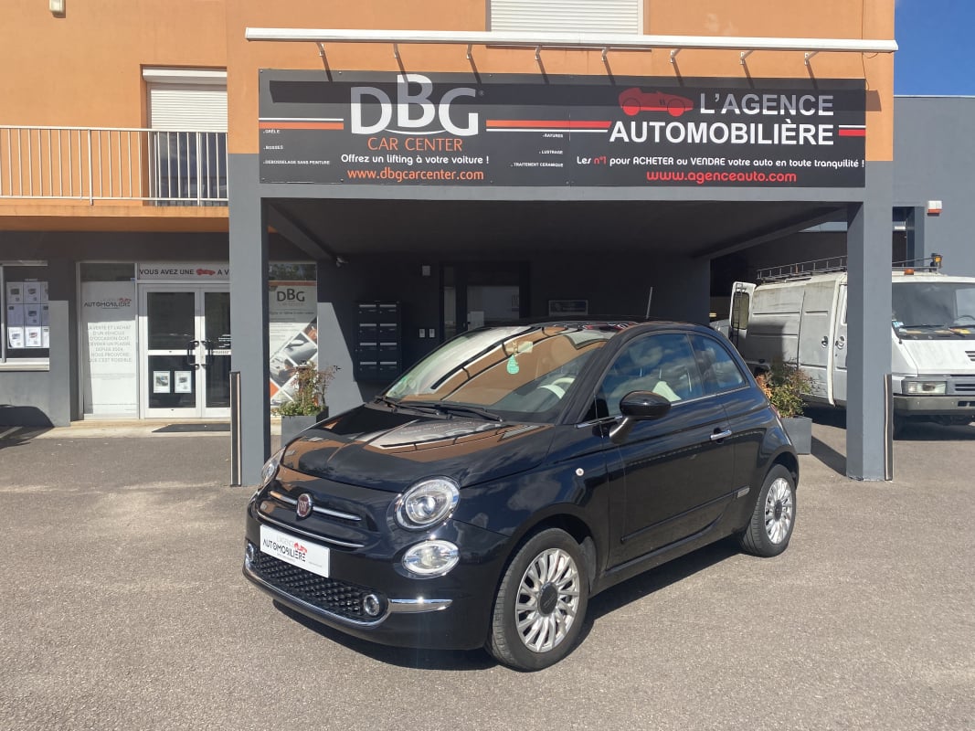 Fiat 500 1.2 69CH Lounge 3P + Toit Pano + Radar AR — 1