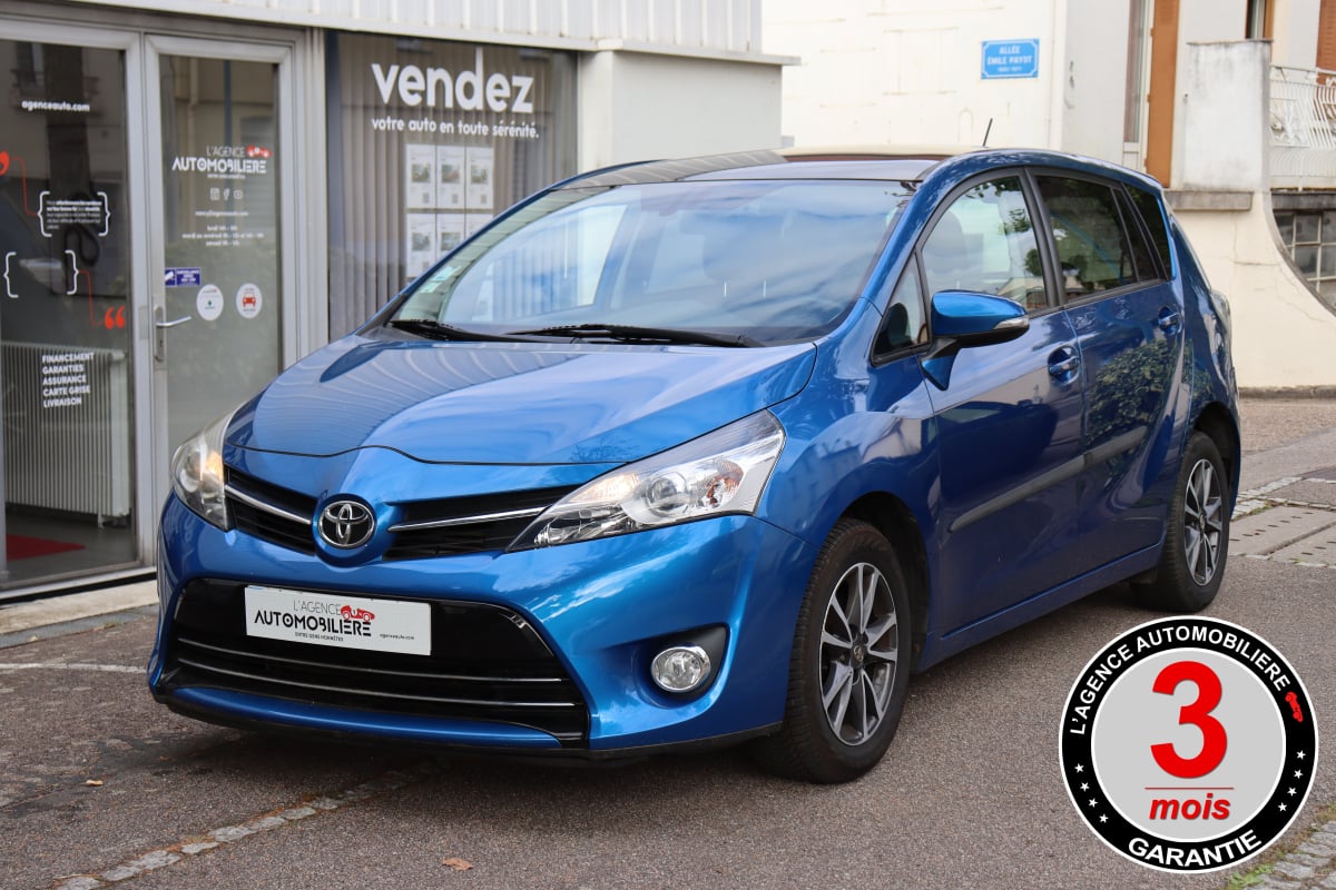 Toyota Verso Ph2 1.6 D-4D 112 SkyBlue BVM6 7 Places (1ère Main, Suivi Toyota, Caméra...) — 1