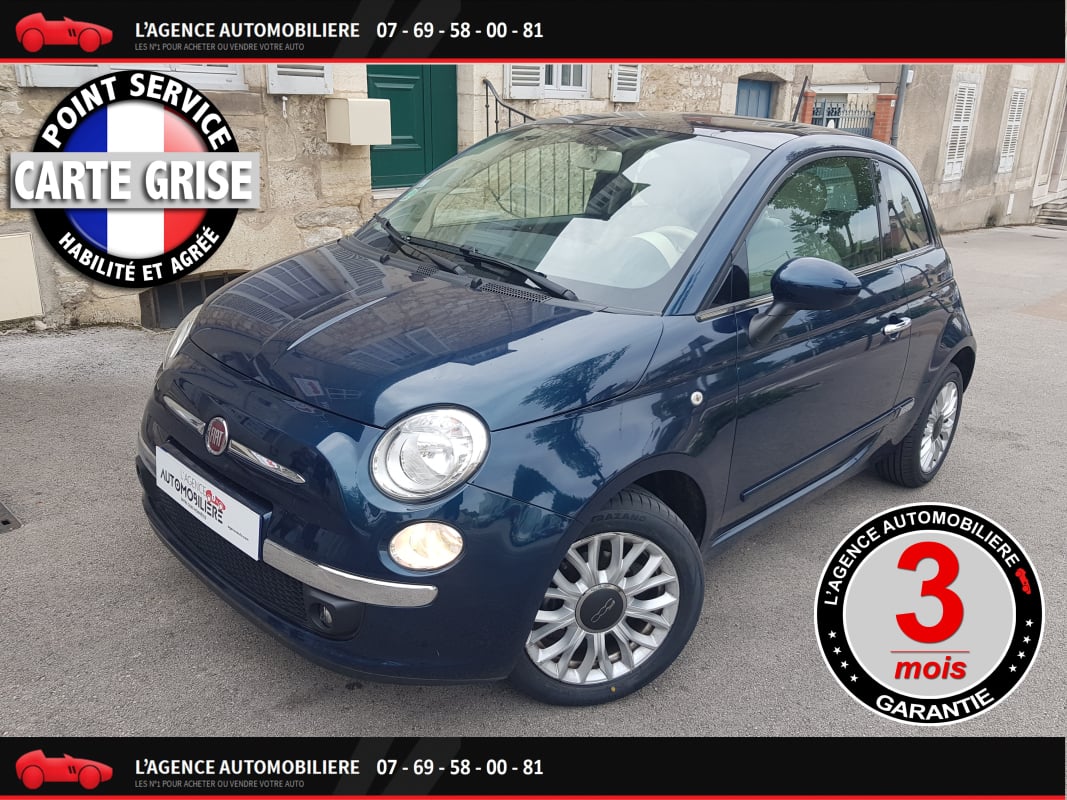 Fiat 500 III Phase 2 LOUNGE 1.2 MPi 8V 69 CV CH GAR 3 MOIS — 1