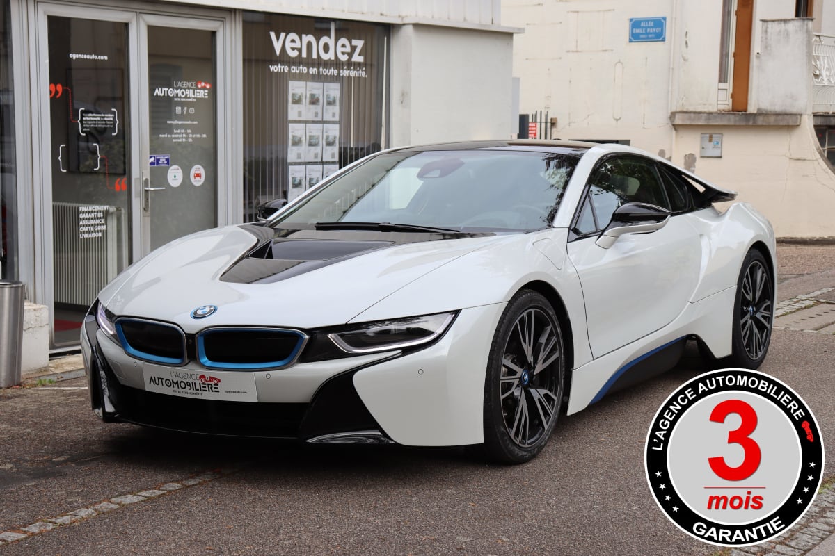 BMW I8 (I12) eDrive Hybrid 362 Pure Impulse BVA (Cam 360, Harman Kardon, Suivi BMW Exclusif...) — 1