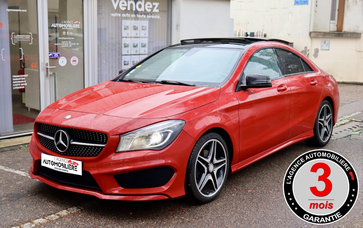 Mercedes-Benz Classe CLA 180d 1.5 CDI 109 Pack AMG BVM6 (Toit Ouvrant, Camera, LED..) — 1