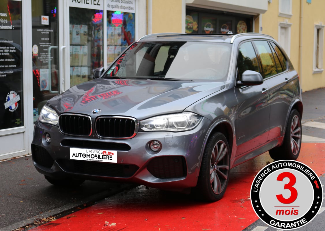 BMW X5 (F15) 30d 258 M-SPORT xDrive BVA (Volant M, Hayon élec, Sièges AV élec. & à mémoire...) — 1