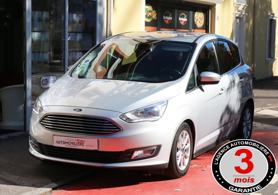 Ford C-Max 1.0 Ecoboost 100 Titanium BVM (Android Auto, GPS, Entretien à jour, Origine FR...) — 1