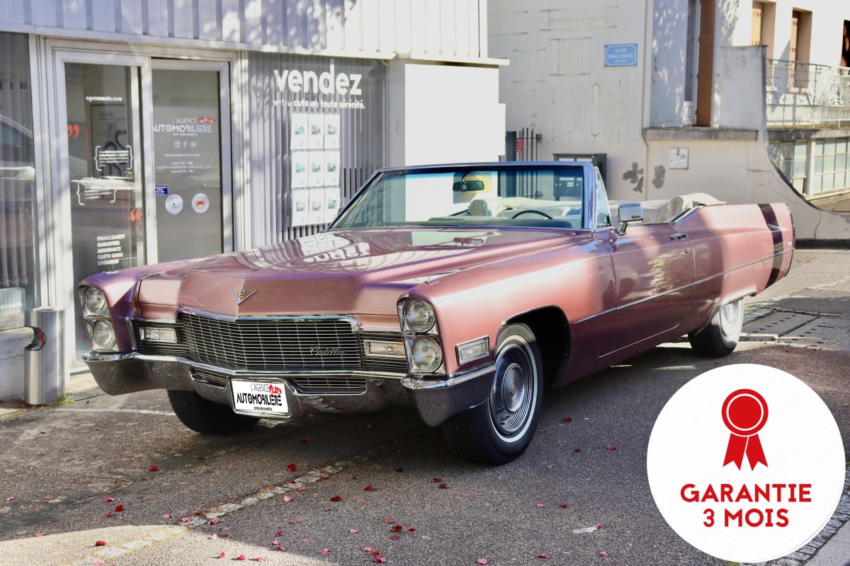 Cadillac De Ville 7.7 V8 370 BVA3 (Parfait Etat, Capote électrique, Sièges électriques) — 1
