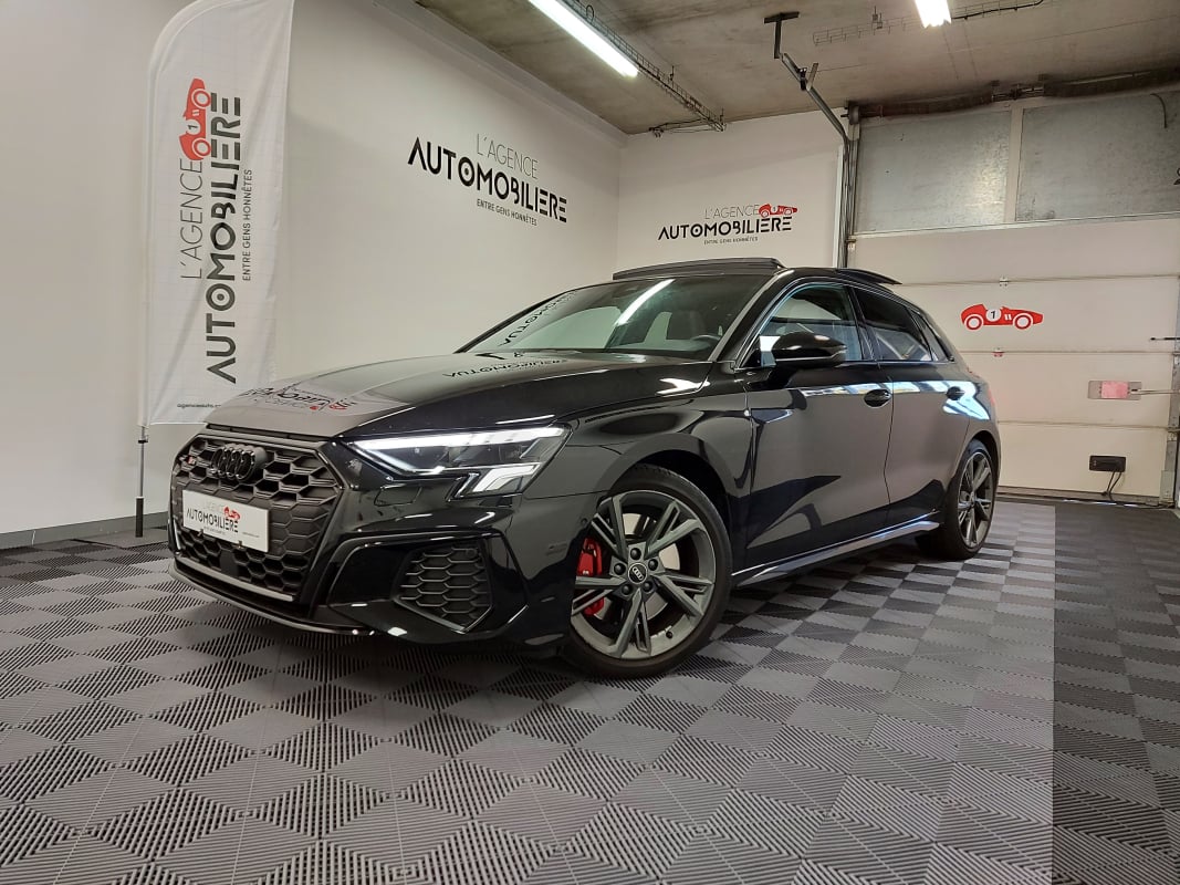 Audi S3 IV SPORTBACK 2.0 TFSI 310 QUATTRO S TRONIC 7 + FRANCAIS + 1ERE MAIN + TOIT OUVRANT — 1