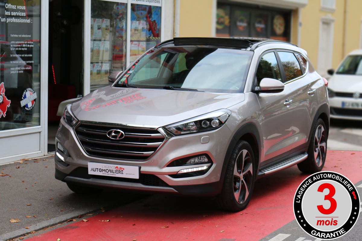 Hyundai Tucson 1.7 CRDI 141 EXECUTIVE BVA DCT7 2WD (TO, Lane assist, Sièges AV&AR chauffants, Attelage...) — 1
