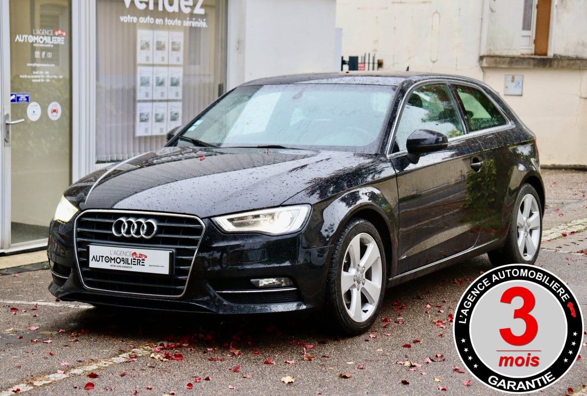 Audi A3 1.6 TDI 105 Ambition BVM6 3 Portes (2ème Main, Suivi Complet à Jour, LED..) — 1