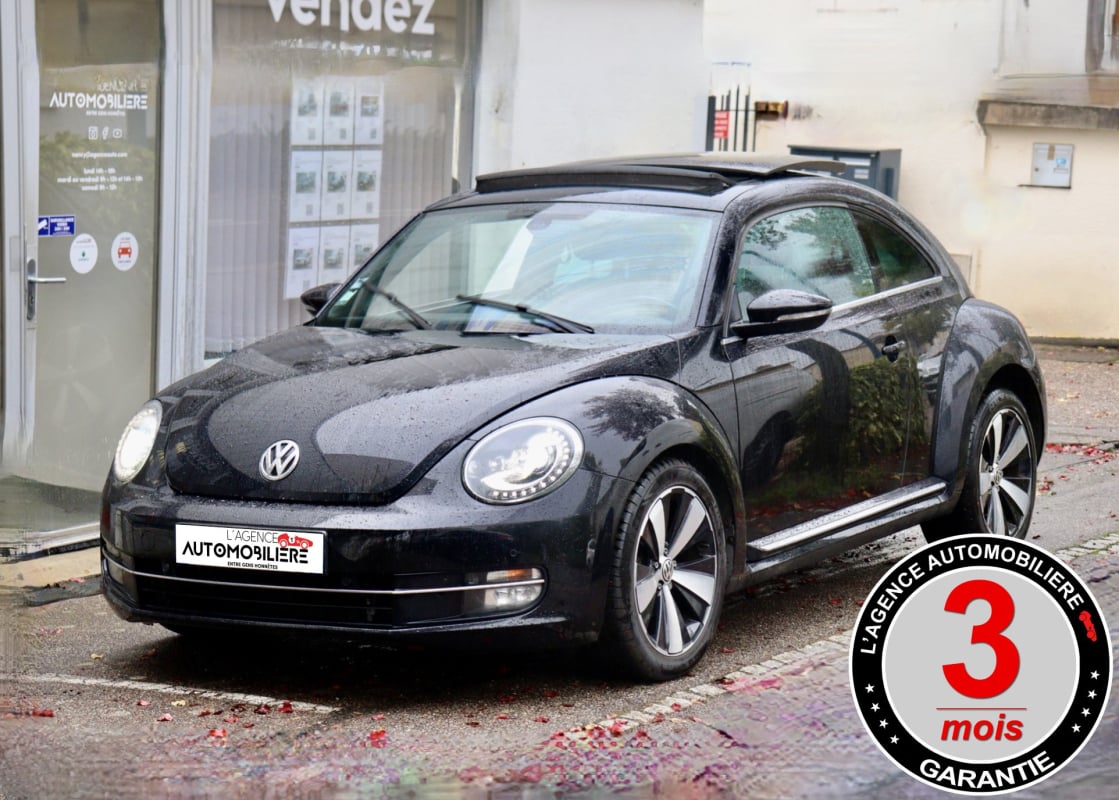 Volkswagen Coccinelle II 1.6 TDI 105 Fender Edition BVM6 (Toit Ouvrant, Volant méplat, Cuir Rouge..) — 1