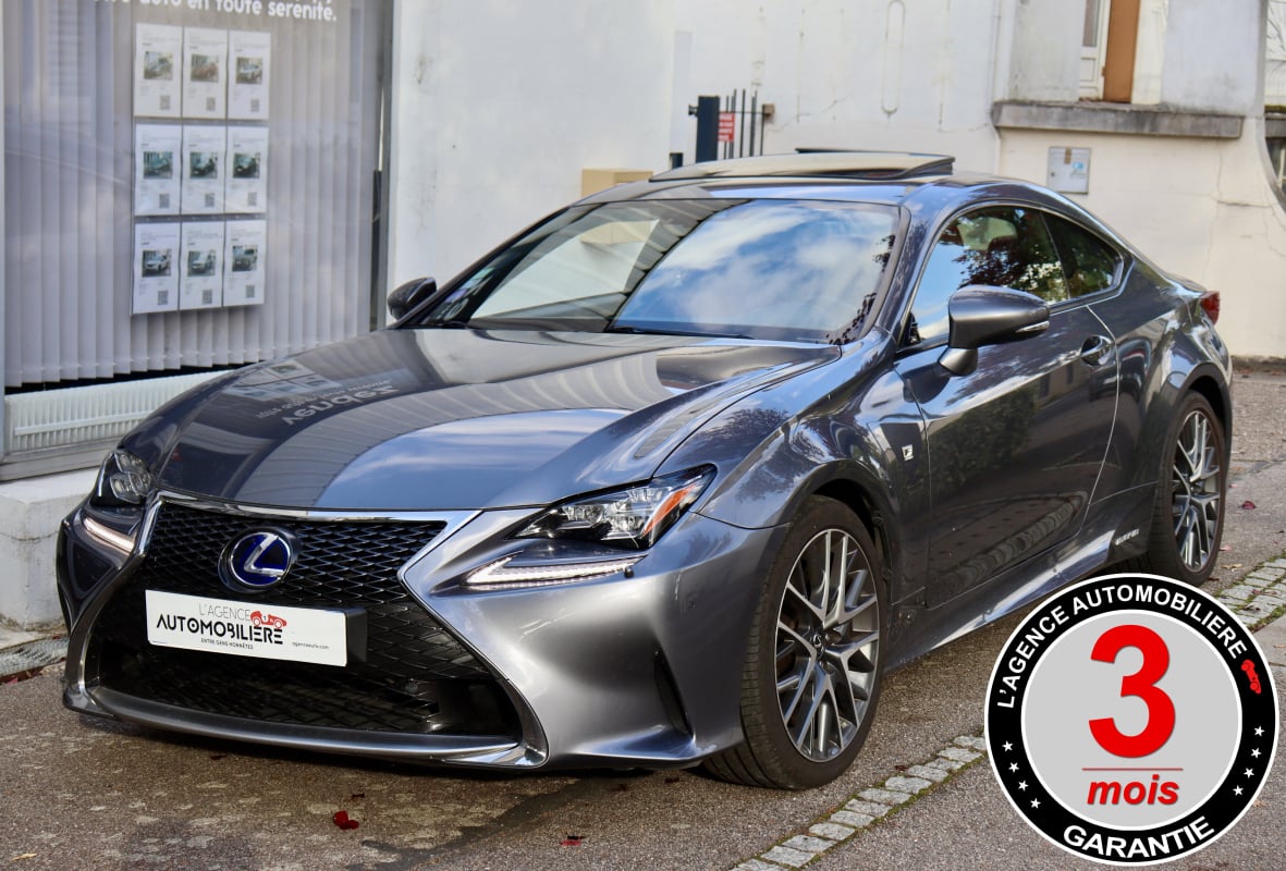 Lexus RC 300h 2.5 i 223 Hybride FSPORT BVA6 (TO, Camera, LED, Sièges Chauff/Elec/Mémo/Ventilés) — 1