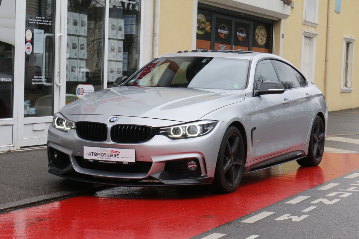 BMW Série 4 440i 326 M Performance xDrive BVA8 (TO, H&K, Sièges élec. / mémoire / chauffants, Carbon,...) — 39