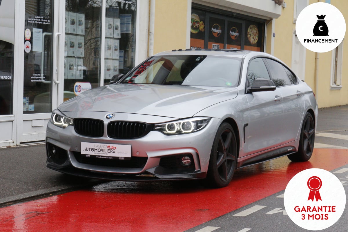 BMW Série 4 440i 326 M Performance xDrive BVA8 (TO, H&K, Sièges élec. / mémoire / chauffants, Carbon,...) — 1