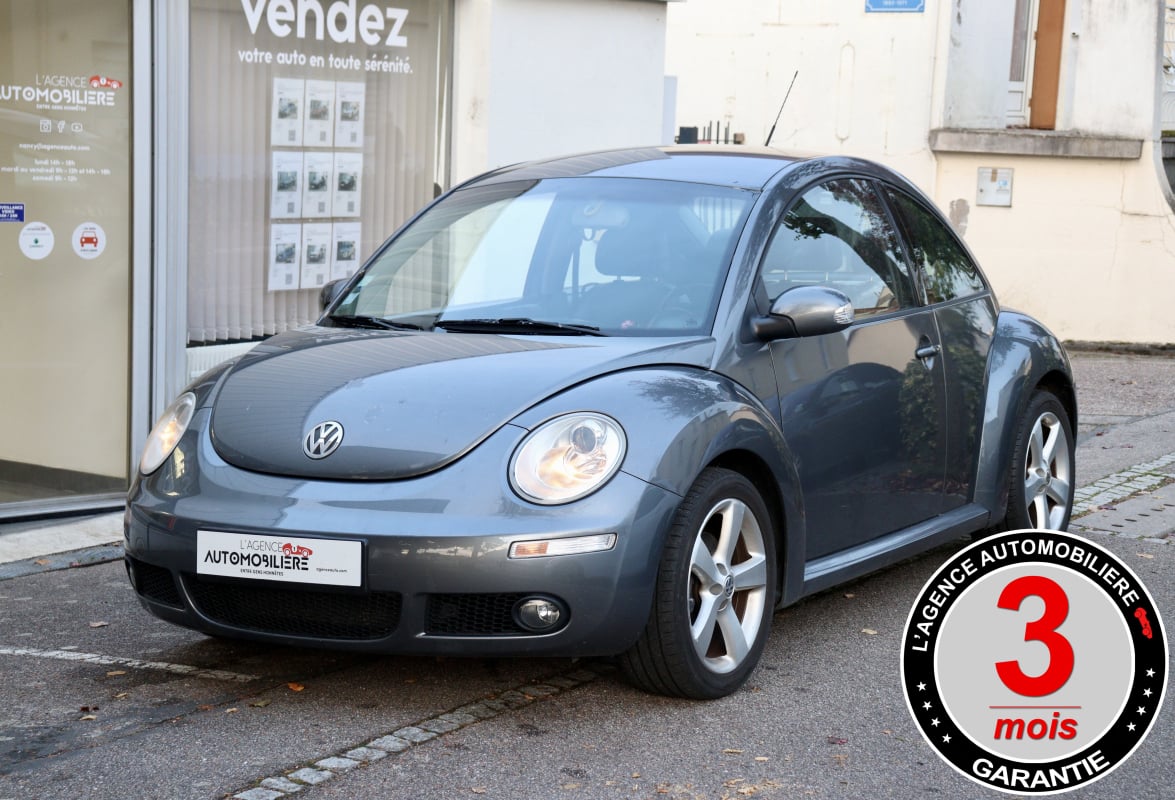 Volkswagen New beetle Ph3 1.9 TDI 105 Carat BVM5 (Origine France & 2ème Main, Sièges Cuir & Chauffants) — 1