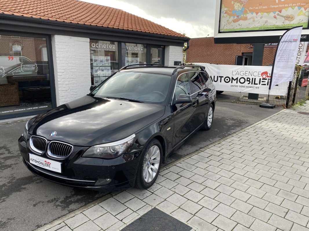 BMW Série 5 (E61 LCI) Touring 525d Luxe 3.0 d 24V 197cv Boîte auto — 1