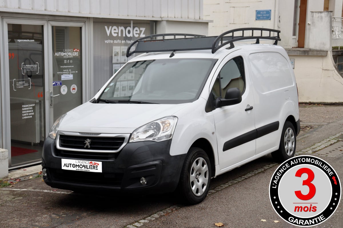 Peugeot Partner PH2 1.6 BlueHDi 120 Fourgon L1 3 Places 600kg (Suvi Peugeot, Caméra) — 1