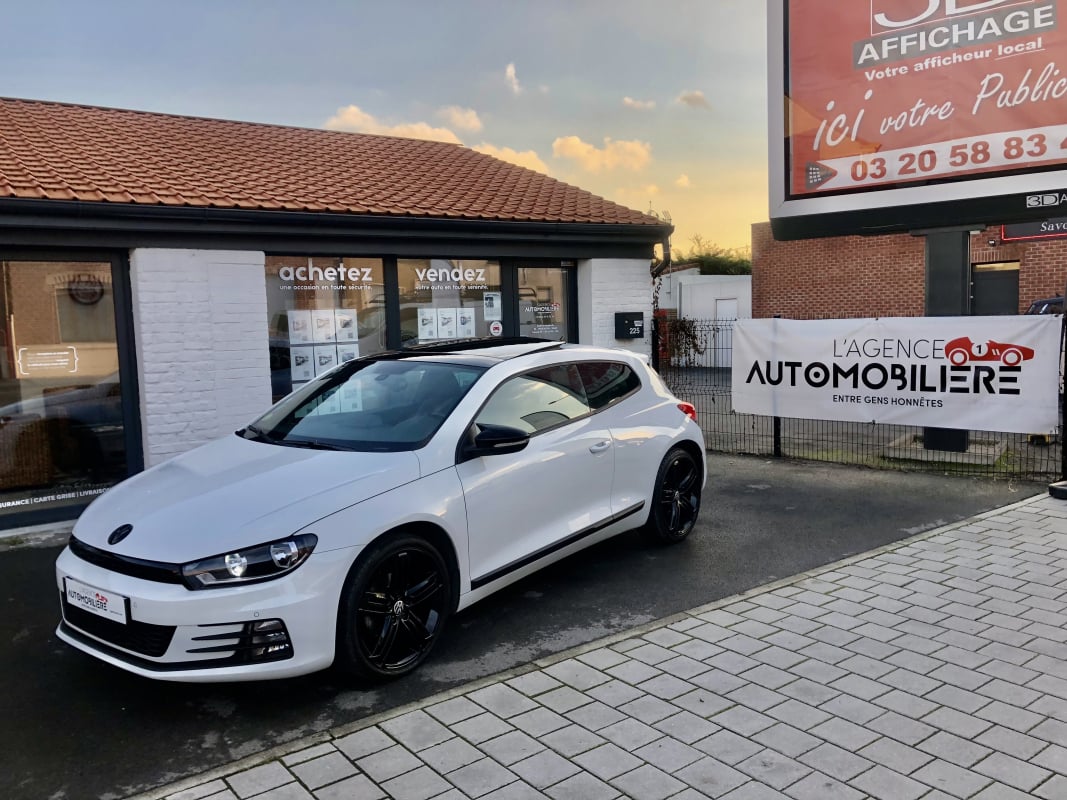 Volkswagen Scirocco PHASE 2 2.0 TDI 150 SPORTLINE JA 19 TALLADEGA TOIT OUVRANT — 1