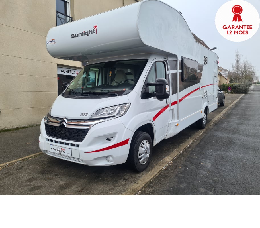 Citroen Jumper camping car SUNLIGHT A72 gtie 12 mois — 1