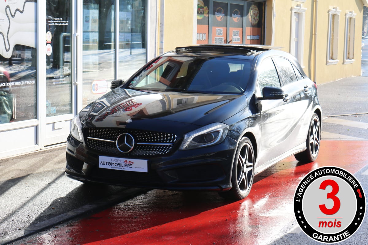 Mercedes-Benz Classe A 160d Fascination Pack AMG 7G-DCT (Toit ouvrant, GPS, BT, Palettes...) — 1