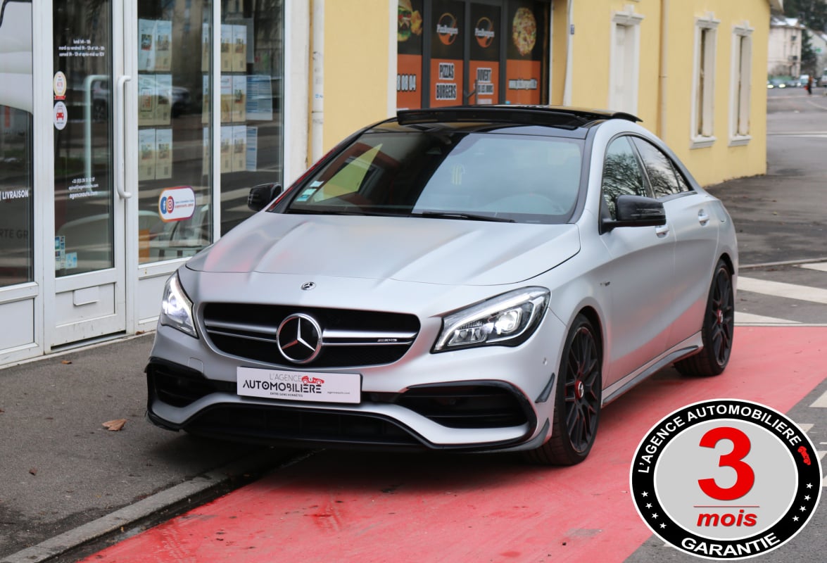 Mercedes-Benz Classe CLA 45 AMG 381 Speedshift 4Matic DCT (Toit ouvrant, CarPlay, Pack LED, Suivi Mercedes...) — 1