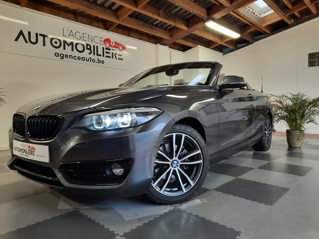 BMW Série 2 218i cabriolet 2.0i 136Ch Boite manuelle 6V/ Garantie Bmw 06/2024 — 1